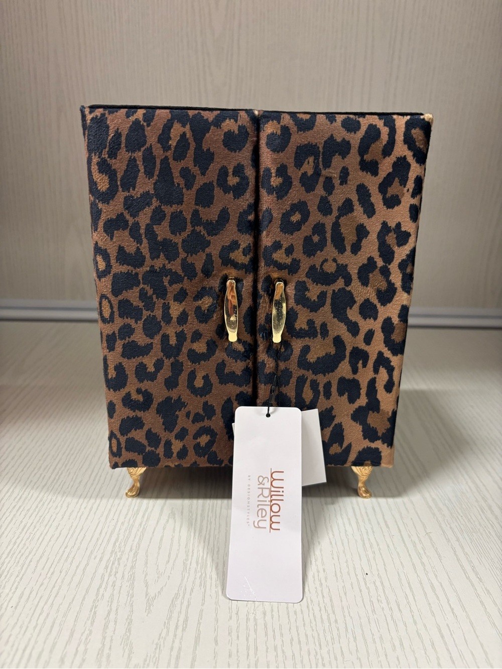 Leopard Print Jewelry Armoire - Willow & Riley